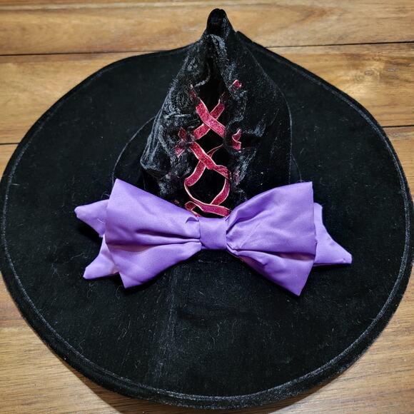 2 Pc Disguise Girls Witch Prestige Costume: Hat & Dress - Size Small (4-6x) - Picture 11 of 13